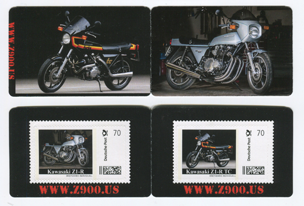 Kawasaki Z1-R Limited Edition stamp set